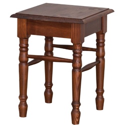 Casa Padrino Landhausstil Hocker Braun 35 x 35 x H. 45 cm - Landhausstil Möbel
