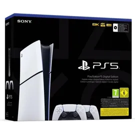 Sony PlayStation 5 Slim Digital Edition + 2. DualSense Wireless-Controller