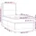 vidaXL Boxspringbett mit Matratze Hellgrau 100x200 cm Stoff - Grau