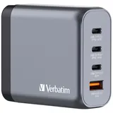 Verbatim GNC-140 GaN Charger 140 W, USB Ladegerät, Grau