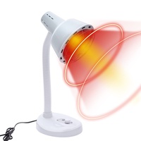 SENDERPICK Wärmelampe Rotlicht Infrarotlampe Therapie Schmerzlinderung Lampe Tragbarer Rotlichtlampe Leuchtmittel 275W