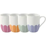 Villeroy & Boch Henkelbecher 4tlg. Fleur Couleur 290 ml 4-teilig - DS