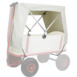 Sonnenverdeck für Beachtrekker Style (geeignet für div. andere Holzbollerwagen) beige 00000