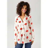 Aniston CASUAL Hemdbluse ANISTON CASUAL, Damen, Gr. 38, beige