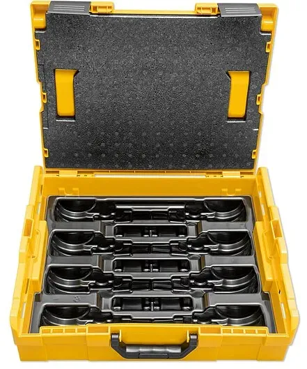 REMS Systemkoffer L-Boxx mit Einlage für 8 REMS-Presszangen und 6 REMS Pressringe 45° - 571136