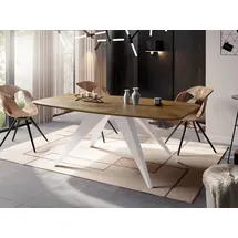 WFL GROUP Fatina 180 x 76 x 90 cm dunkelbraun