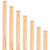 Mega Holz Zaunlatten Paket " Sylt" 10 Stück aus Lärchenholz 120 cm Höhe Zaun Brett Zaunbrett Gartenzau Holzzaun