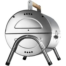 Tectake tectake® Klappgrill, mit Doppel-Grillfläche, geringes Gewicht, 42 x 25 x 35 cm