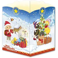 Trötsch Verlag Trötsch Unser Sandmännchen Postkarte zum Aufstellen Windlicht-Adventskalender