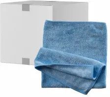 Mopptex Mikrofasertuch STRETCH ECONOMY, 38 x 38 cm 300104 , 1 Karton = 200 Stück, blau
