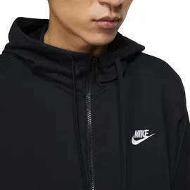 Nike Sportswear Club Herren-Kapuzenjacke Black/Black/White L