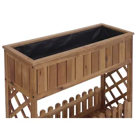 Mendler Hochbeet HWC-P83 90 x 95 x 31 cm Braun