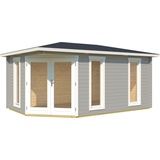 Lasita Maja Gartenhaus Edinburgh (Set, inkl. Fussbodenbretter zum verlegen) grau