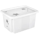 KEEEPER Aufbewahrungsbox Karolina 15 l 1-tlg. weiß