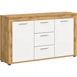 INOSIGN Sideboard »Aosta, Breite 125 cm, in verschiedenen Farbausführungen«, mit 2 Türen und 3 Schubkästen, Wohnzimmer, Kommode, Schrank,