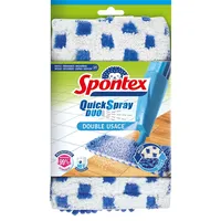 Spontex Quick Spray Duo Mikrofaser Ersatzbezug, waschbar bis 60°C 19800202 , 1 Mikrofaserbezug
