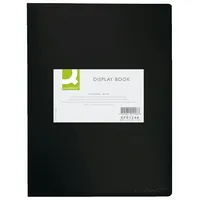 Q-Connect Sichtbuch A4, m. 10Hüllen schwarz