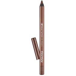 Flormar Extreme Tattoo Gel Pencil Eyeliner Glitzy Brown 1.2 g Braun 