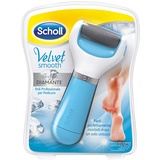 Scholl rissige Fersen, hellblau, mit Diamantkristallen Velvet Smooth Roll Professionelle elektrische Pediküre für trockene Haut, Kristalle,Diamant, 1 Stück (1er Pack)