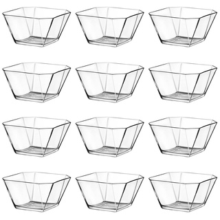 LAV 12tlg Glasschalen Schalen Glasschale Dessertschale Vorspeise Glas Gläser 300ml