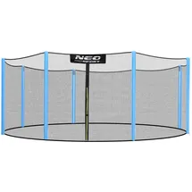 OEM Trampolin 366 x 374 cm inkl. Sicherheitsnetz Schwarz