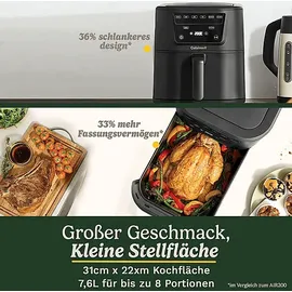 Cuisinart CompactMax Heißluftfritteuse 7,6 l schwarz