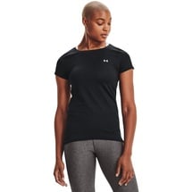 Under Armour Heatgear Armour SS, enganliegendes Funktionsshirt, atmungsaktives T-Shirt für Damen