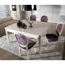 vaccari cav giovanni Esstisch 55 x 77 x 160 cm weiß