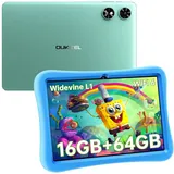OUKITEL OT6 KID Tablet 10.1" Android 13 Tablet für Kinder 16GB+64GB 8000mAh WiFi6 BT5.0, Kindersicherung, Widevine L1,Google Kids Space, Grün - Grün