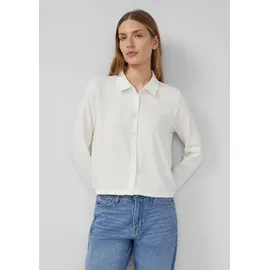 s.Oliver Verkürzte Jerseybluse mit Elastikbund hinten - 42