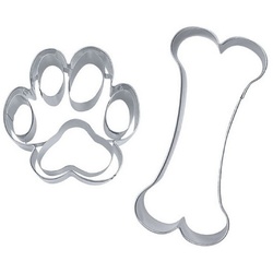 STÄDTER Ausstechform Ausstechformen-Set Hundesnack,2-teilig, ca. 7,5–9,5 cm
