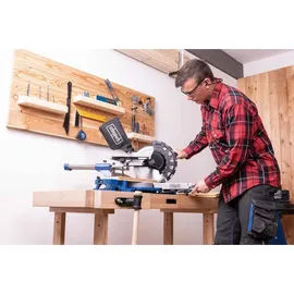 SCHEPPACH Kapp und Gehrungssäge HM254 Zugsäge 2.Sägeblatt Set mit UMF1600