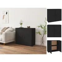 VidaXL Sideboard Schwarz 80x33x70 cm Holzwerkstoff