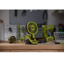 RYOBI RCF4-120G 9 cm Akku-Clip-Ventilator Grün/Schwarz