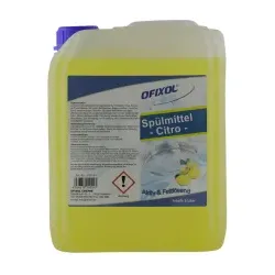 Ofixol Spülmittel Citro, Handspülmittel für Haushalt und Gastronomie, 5 l - Kanister