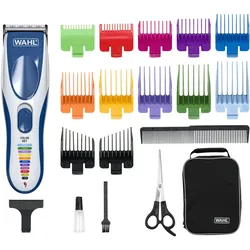 Wahl Haar- und Bartschneider »09649-016«, 13 Aufsätze, Color Pro Cordless, Netz-/Akku-Haarschneideset Wahl weiß/blau