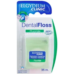 Elgydium Clinic Fluoride Zahnseide Geschmack Mint Flavor 35 m