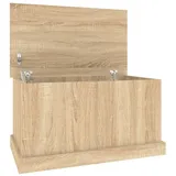 furnicato Truhe Sonoma-Eiche 70x40x38 cm Holzwerkstoff braun