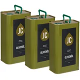 JC Olivenöl Bio Nativ Extra 3 x 3 l Kanister Set (19,44 €/l - 7% USt), inkl. Versand (Österreich / Schweiz zzgl. Porto)