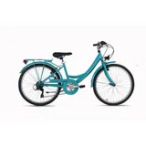 Dacapo Kinderfahrrad 24 Zoll RH 36 cm grau/grün