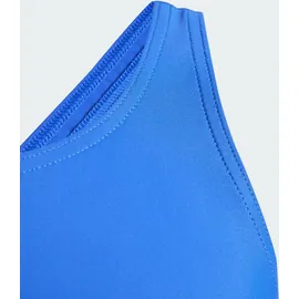 adidas Solid Small Logo Badeanzug Blau/Weiß 92