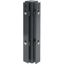 GAH Alberts Alberts Eckpfosten mit Flacheisen 240 cm 60 x 60 mm anthrazit