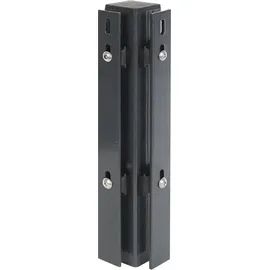 GAH Alberts Alberts Eckpfosten mit Flacheisen 240 cm 60 x 60 mm anthrazit
