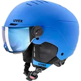 Uvex Rocket Jr. Visor 54-58 cm Blue Puzzle Matt