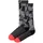 Salewa Pedroc Camo Merino Crew-Socken 42-44 Black/Fluo Coral