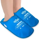 Hilph Kühlsocken Chemotherapie Kühlschuhe Füße, Kühl-Slipper Kühlschuhe für Chemo, Rheuma, Plantar-Fasziitis, Füße Zehen bei Chemo-Therapie Rheuma Eis-Socken Chemoz, 1 Paar -Helles Blau
