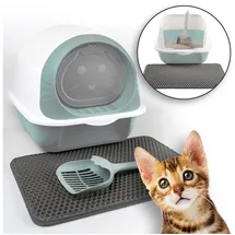 YUDO Katzentoilette geschlossen  XL Mintgrün