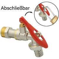 Stabilo-sanitär Messing Kugelauslaufhahn 3/4` Absperrbar