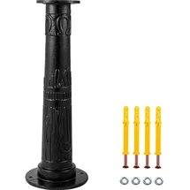 Vevor Pumpenständer 23,7x23,7x66 cm schwarz