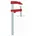 PIHER Schraubzwinge Metall 30 cm rot